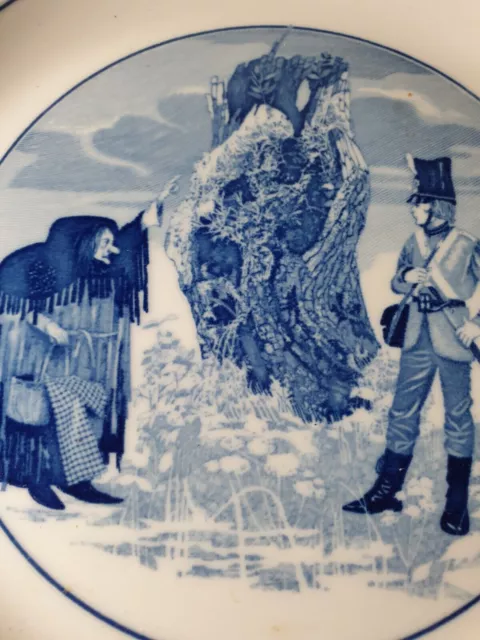 Vintage Meissen Sven Bertil Berg porcelain Wall plate HC Andersen Eventyr