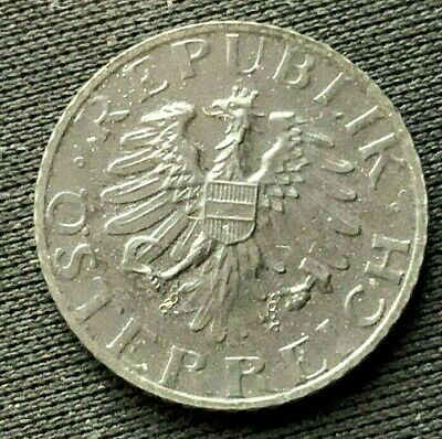 1970 Austria 5 Groschen Coin BU UNC   Zinc World Coin   #C158