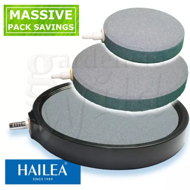 AIR STONE HAILEA airstone large round ceramic diffuser hydroponic pond fish tank