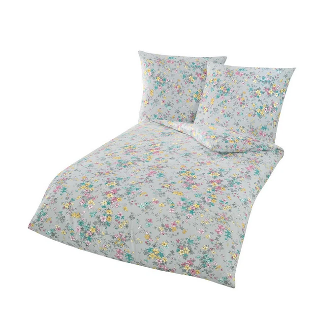 Dreamtex Salvare Set 2x Maco Raso Bettwäsche Circa 135 X 200 CM - Fiori Colorato