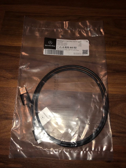 Interfaccia cavo multimediale Mercedes-Benz Micro USB 1m nuova con etichette A2138204402