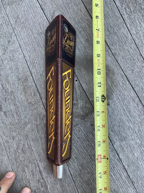 Founders Brewing Barrel Aged Series Doom Imperial Bourbon IPA Beer Tap Handle 2