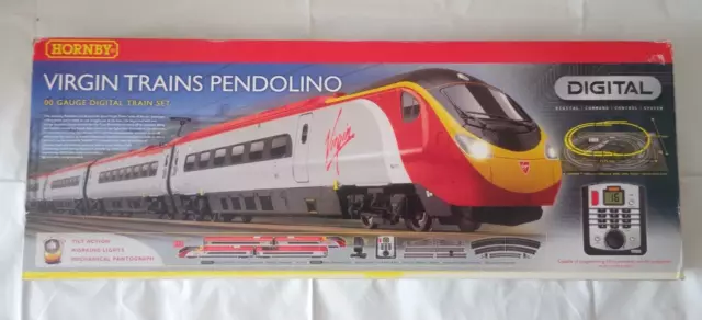 Hornby OO Gauge R1076 BR Class 390 Virgin Pendolino Train Set EMPTY BOX ONLY #2