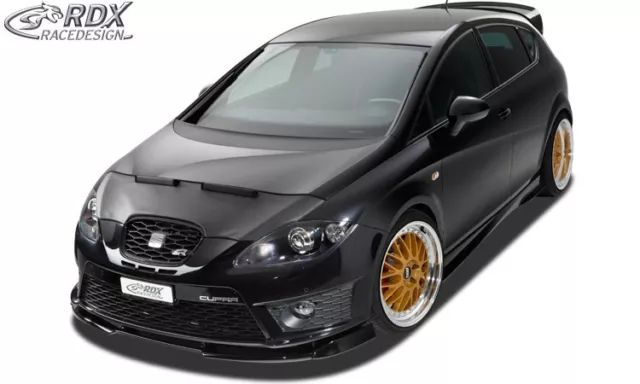 RDX Spoilerlippe für Seat Leon 1P Cupra FR Facelift Ansatz Schwert Front Lippe