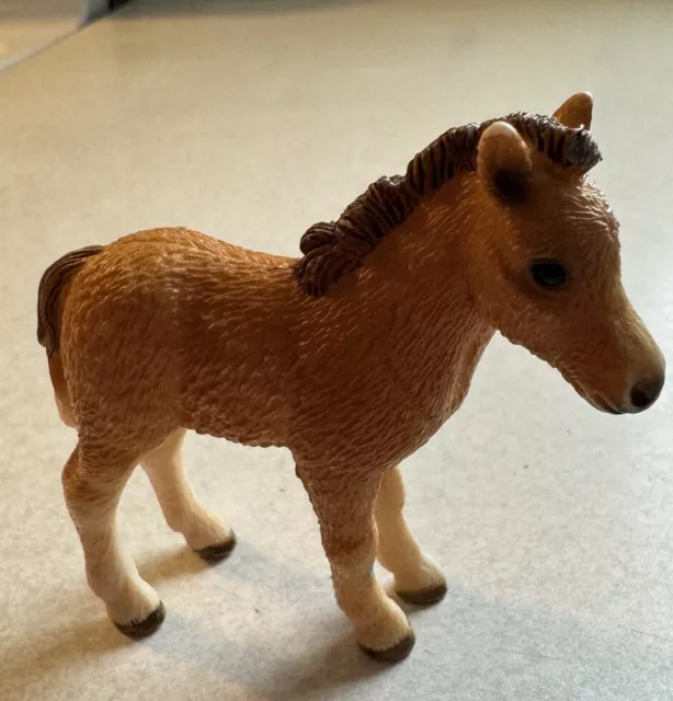 Schleich 13691 Dartmoor Pony Foal Horse Figure~RETIRED~
