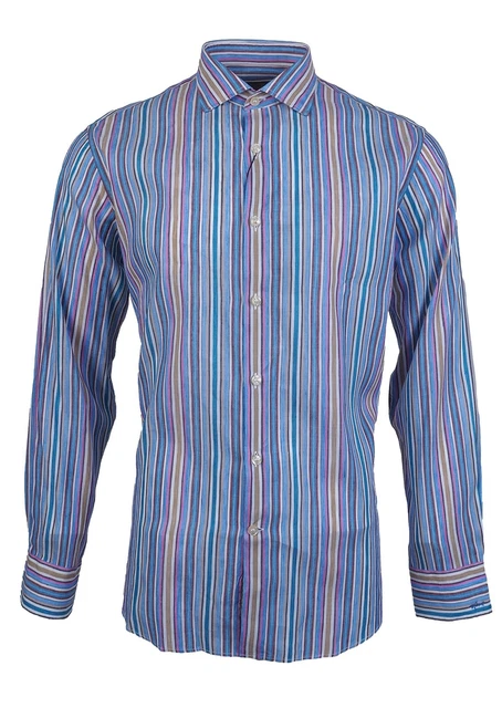 Paul & Shark Men's Shirt Size 42 / L Linen Blend Shark Fit Yachting P17P3124S