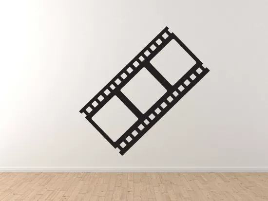 2’ HOME CINEMA HOME THEATER Wall Decal movie FILM REEL REMOVEABLE CANVAS