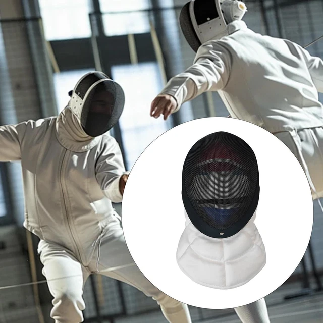 ANCIEN MASQUE CASQUE d'escrime fin XIXè métal moleskine & cuir Old fencing mask EUR 110,00 - FR