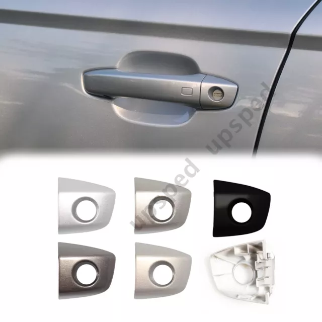 Front Left Driver Side Door Handle Key Lock Cap Trim Cover For Audi A6 S6 A7 A8