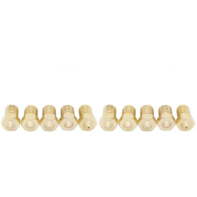 10 pz accessori parti stampante 3D punta ugello ottone premium