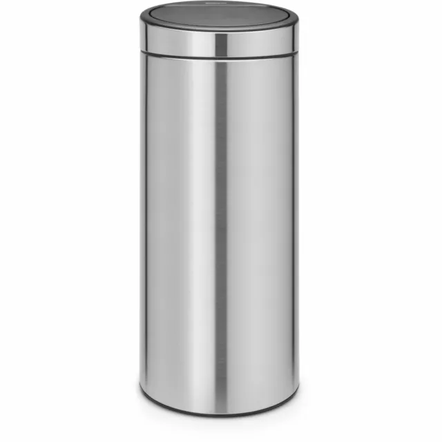 Poubelle manuelle BRABANTIA Touch Bin new 30L matt steel