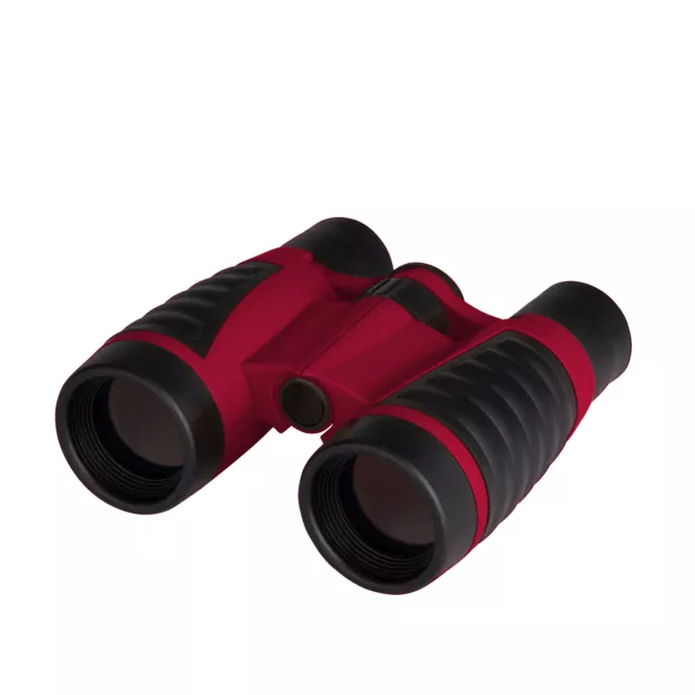 Kids Binoculars 4x30 Red Adjustable Lightweight Gift for Bird Watching Outdoor