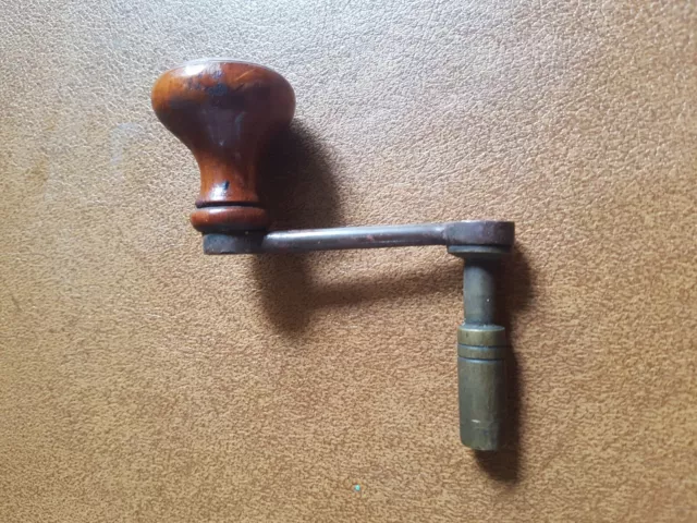 antique grandfather clock winder key no. 13