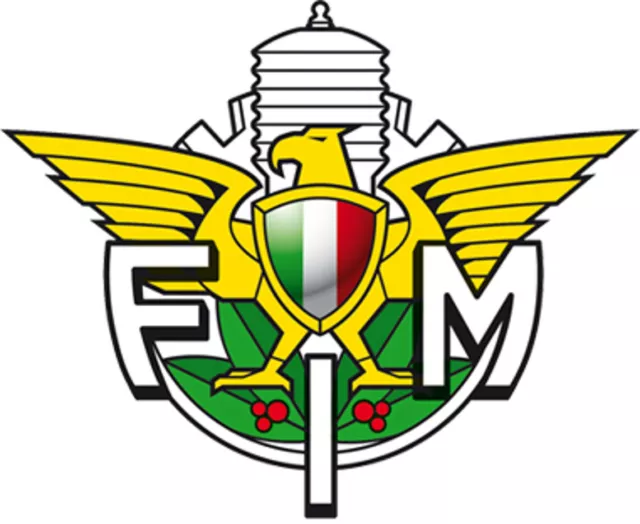 FMI Federazione Motociclisti Italiana adesivo