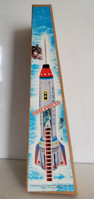 Classic SKY EXPRESS: 15" Tin Space Rocket / Friction Toy (KR)