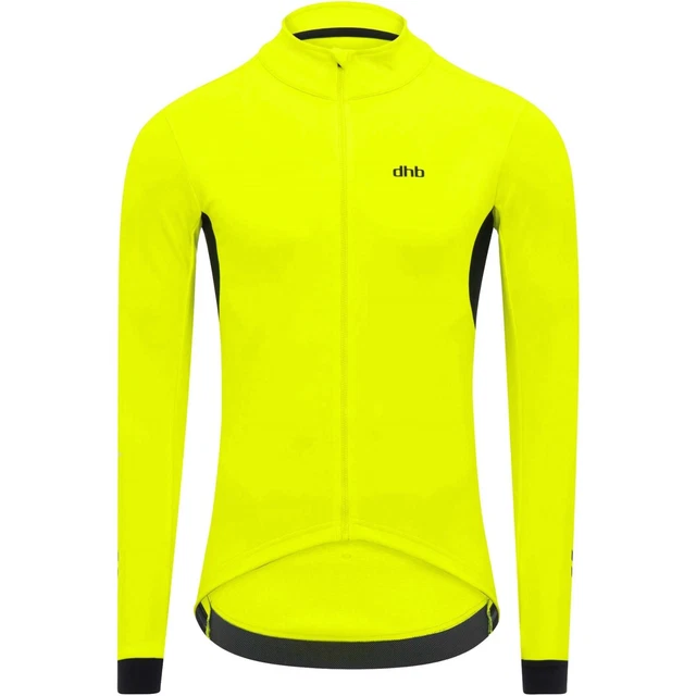 dhb Aeron Rain Defence Polartec Herrenjacke Gr. LARGE FLURO GELB!