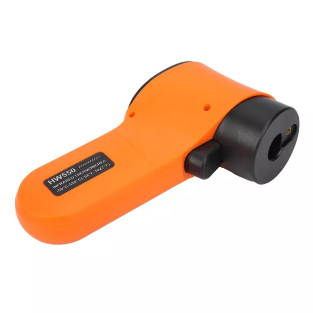 Temperature Measuring Gun NonContact Infrared Handheld Thermometer HW550 Orange