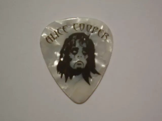 ALICE COOPER Logo & Face Pearl Concert Tour Rock GUITAR PICK