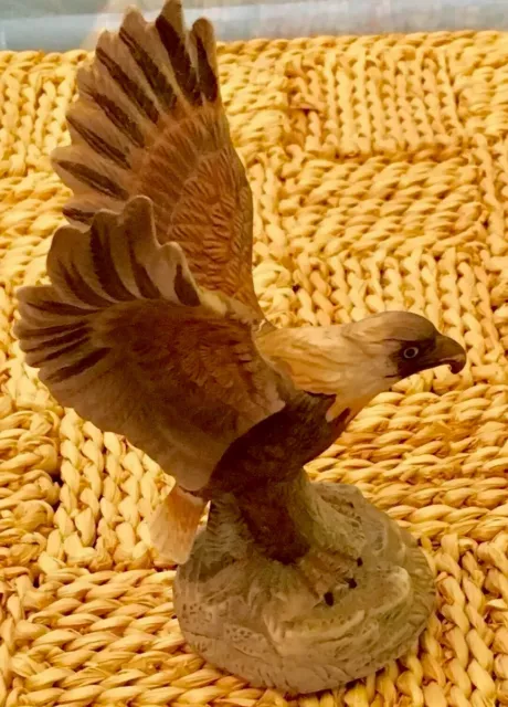 Vintage American Bald Eagle Porcelain Figurine AMERICAN HERITAGE Collection 6.5”