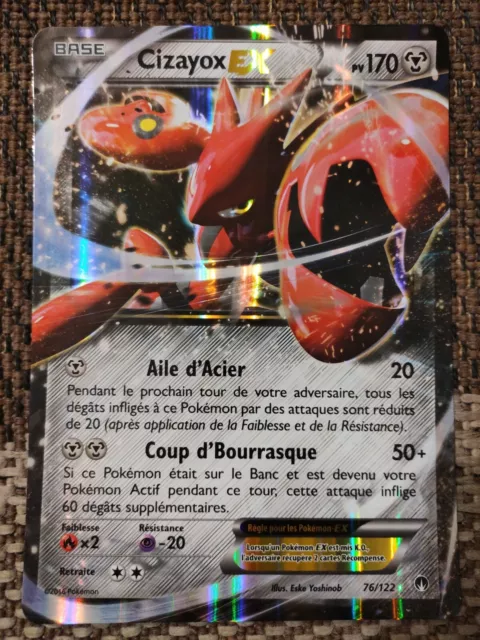 Carte pokémon JUMBO Cizayox EX 76/122 PROMO XY 2016 grande carte géante FR JCC