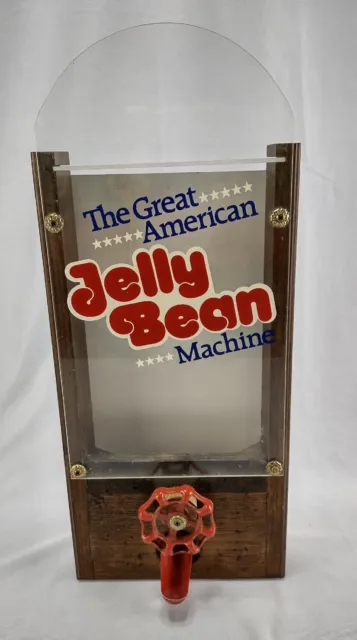 Vintage The Great American Jelly Bean Machine Wall Dispenser