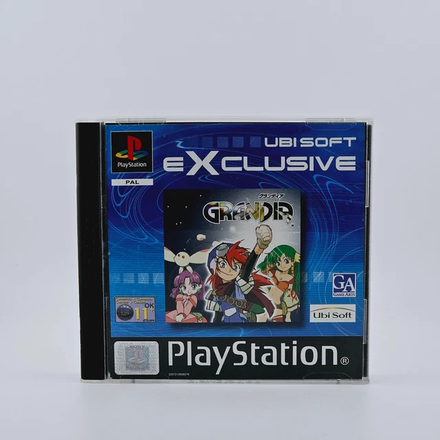 Grandia PS1 Sony PlayStation 1 PAL GC Good Condition Cleaned Tested