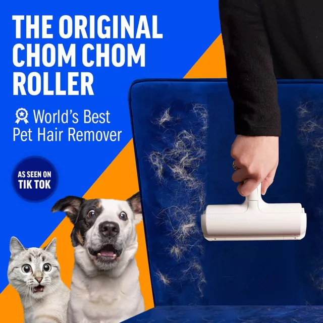 ChomChom Pet Hair Remover - Reusable Cat and Dog Hair Remover for Furniture US** 2