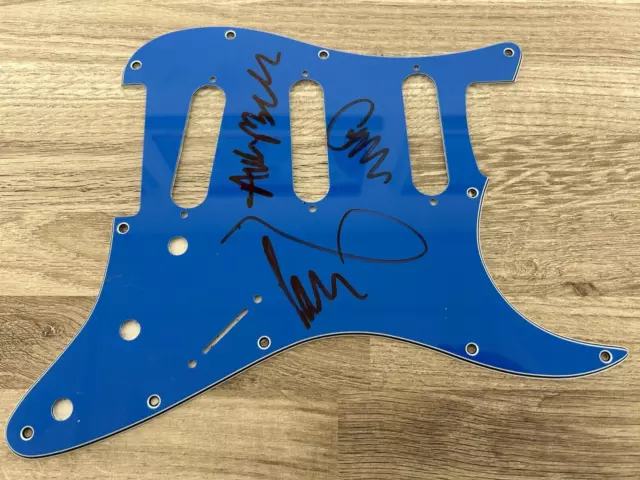 Oasis Hand Signed Autographed Stratocaster Guitar Scratch Plate - Noel Gallagher