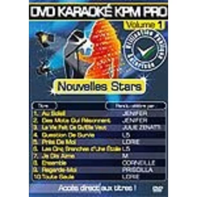 DVD Karaoke Kpm Pro Vol.04 « Jeunes Stars 2 »