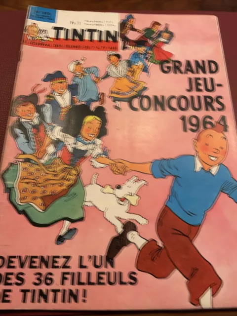 Tim Und Struppi Tintin 844 1964 Cover Herge Dan Cooper Michel Vaillant