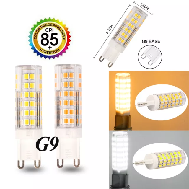 G9 LED 7W Glühbirne warm kühl weiß Ersatz für G9 Halogenkapsel Glühbirnen 2