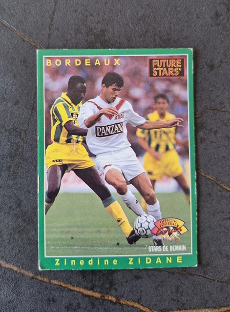 鑑定済】ジダン ボルドー 1995 Panini U.N.F.P. 鑑定済】ジダン