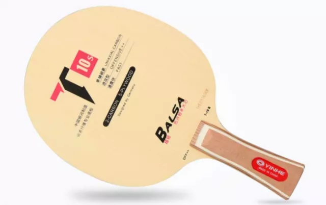 Galaxy/YinHe T10s (T-10s) Table Tennis Blade, Balsa Cypress Carbon2, OFF++, UK