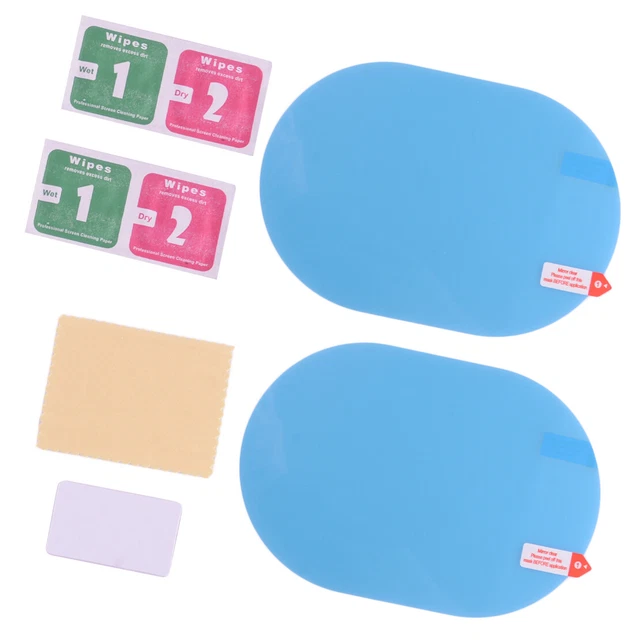 2x Rainproof Car Side Mirror Window Sticker Anti-Fog Protective Film Rain Shield 2