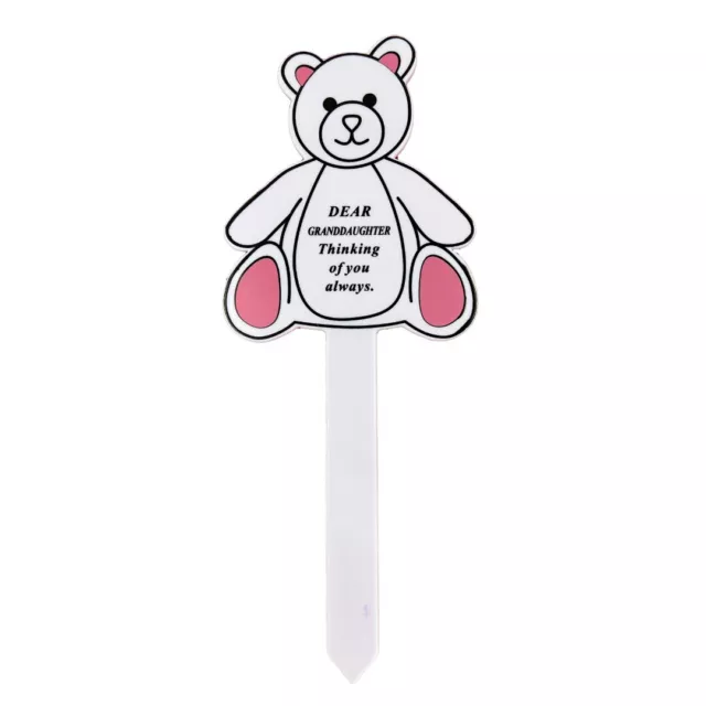 Special Granddaughter Memorial Baby Child Remembrance Ground Stake Plaque
