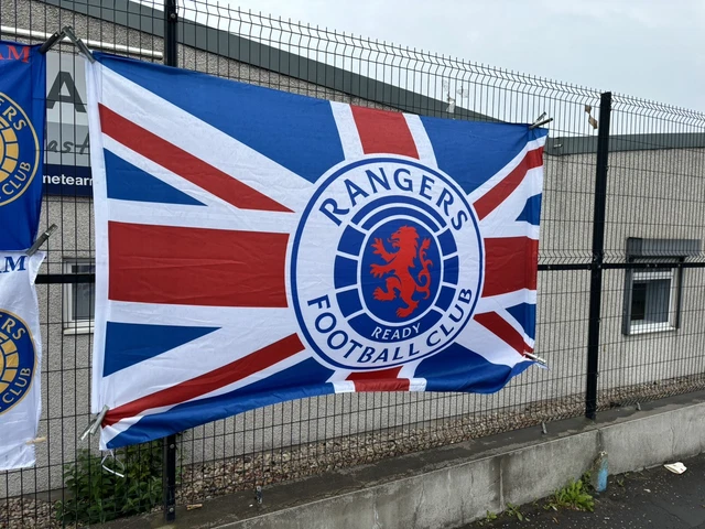 Glasgow Rangers Union Bears Flag 5ft X 3ft – Brand New Fan Banner With Stickers & Cap
