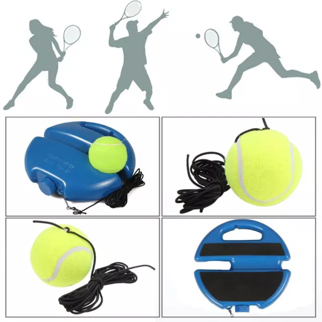Baseboard Ball Self-study Tennis Trainer Training Rebound Practice Tool