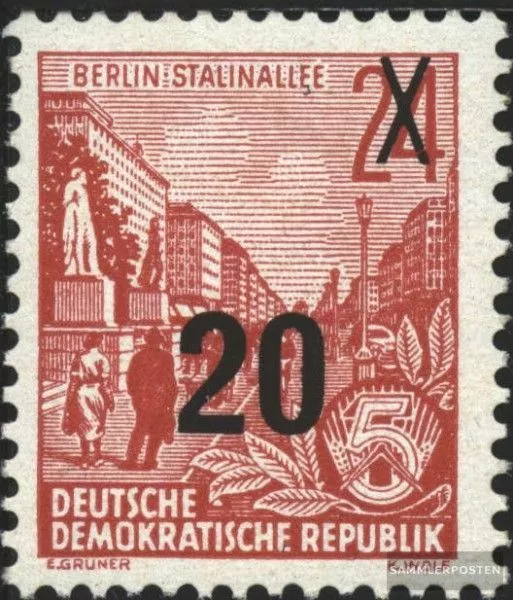 DDR 439a postfrisch 1954 Fünfjahresplan (III) (neuer Wertauf