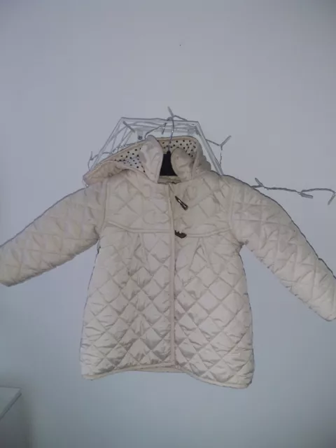 Mothercare Baby Girls Quilted Coat Aged 12-18mths