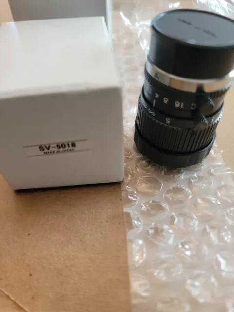 1PC  SV-5018V 50mm 1:1.8 Fixed focus CCTV wide angle HD C industrial lens#SS
