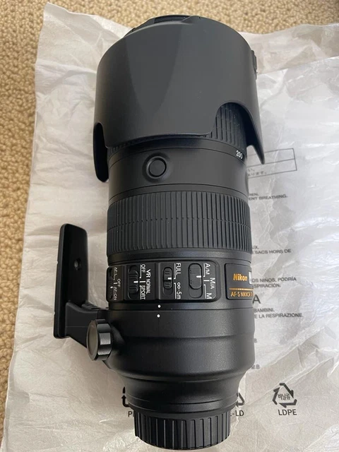Nikon 70-200mm f2.8E AF-S FL ED VR Nikkor Lens