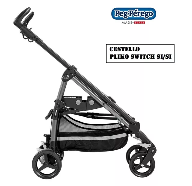 Peg Perego Silla de Paseo Pliko Switch Si / Si Cesta -nuovo-it