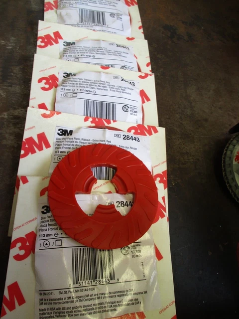 3M Disc Pad Ribbed Face Plate, #28443