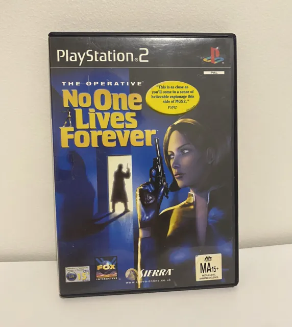 The Operative: No One Lives Forever PS2 Sony PlayStation Game Free Post PAL