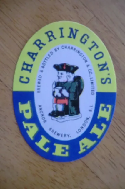 Mint Charringtons London Pale Ale Brewery Beer Brewery Bottle Label
