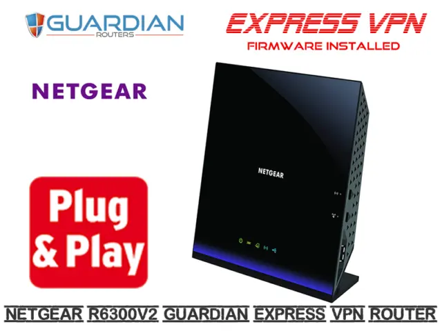 Netgear R6300v2 Express 'Next Gen Lightway' VPN Firmware Router works Worldwide