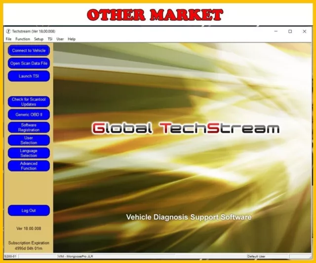 Techstream V18.00.08 02.2023-5000 Days Activation - Install Remotely