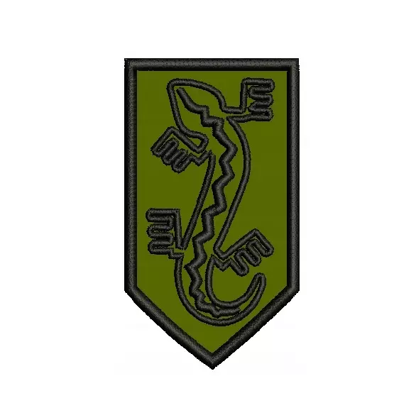 1949 WW2 POLISH MILITARY ORGANIZATION LIZARD UNION PATCH ZWiĄZEK JASZCZURCZY