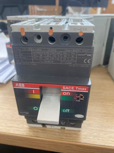 ABB Tmax T1N 160 Circuit Breaker MCCB