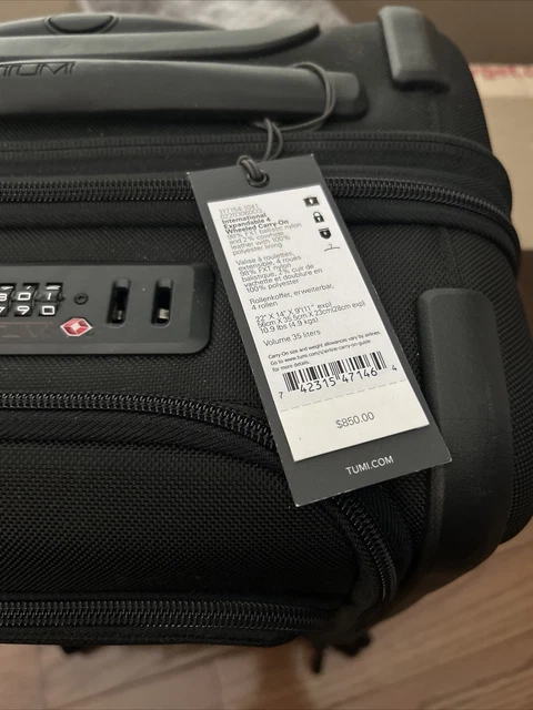Tumi Alpha 3, 22" Expandable 4 Wheeled Carry-On - Black (1171541041) 3